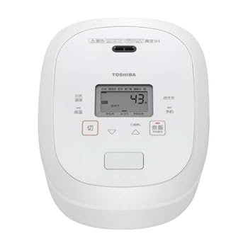 東芝 - TOSHIBA　真空IH炊飯器 5.5合炊き　RC-10RWB(W)　グランホワイト TOSHIBA 東芝 真空IH炊飯器 5.5合炊き グランホワイト RC-10VRV